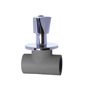 LLAVE DE PASO CROMADA PP-R – 25mm