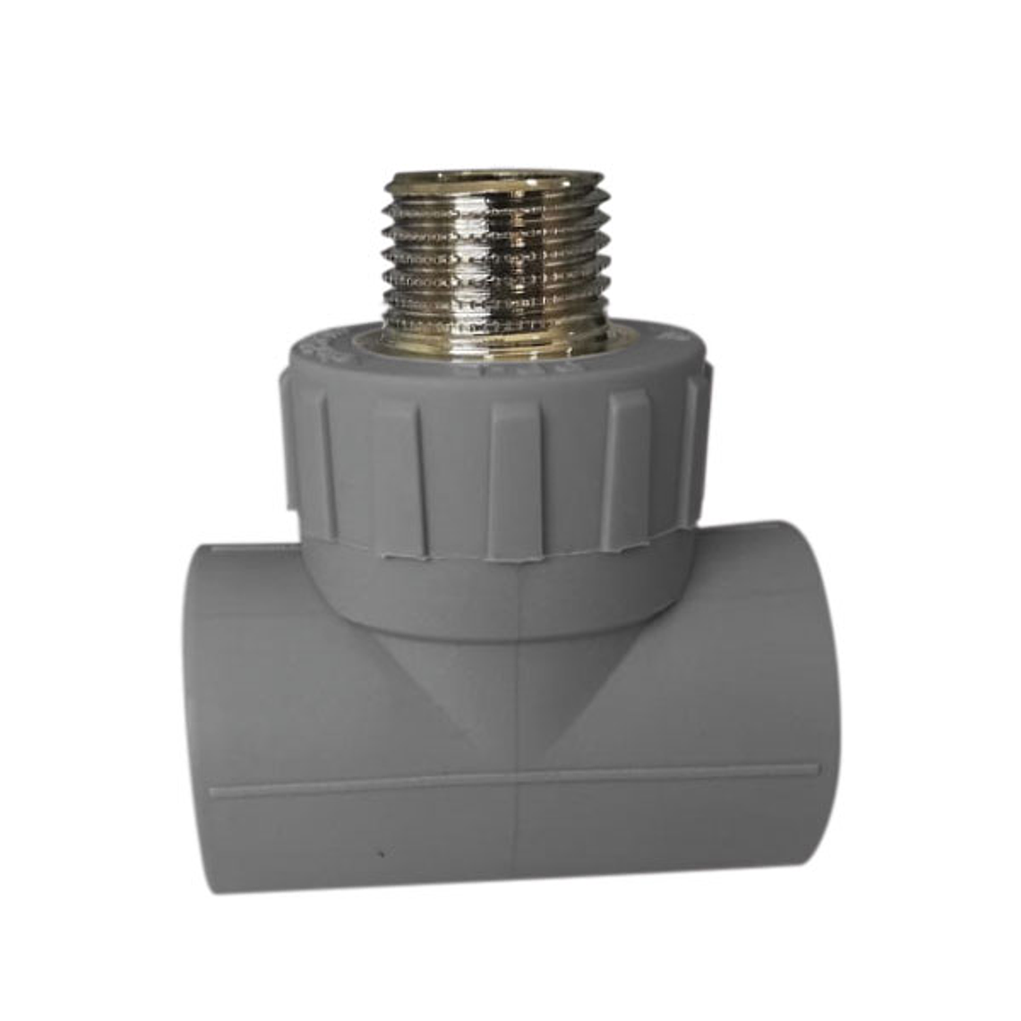 TEE PP-R FUSIÓN / HE METÁLICO – 20mm x 1/2″ 1