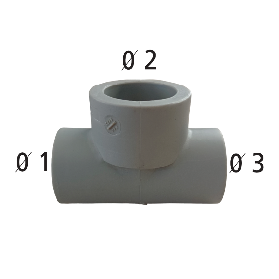 PPR FT TEE RED 110 x 75 x 110 I 1