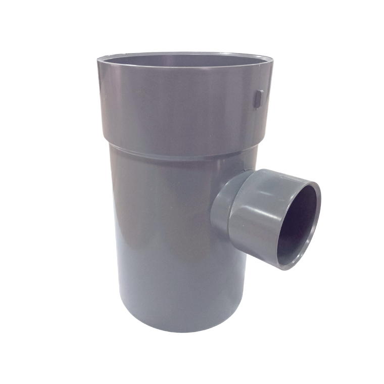 TEE REDUCCIÓN SANITARIO GRIS – 75 x 50 mm 1