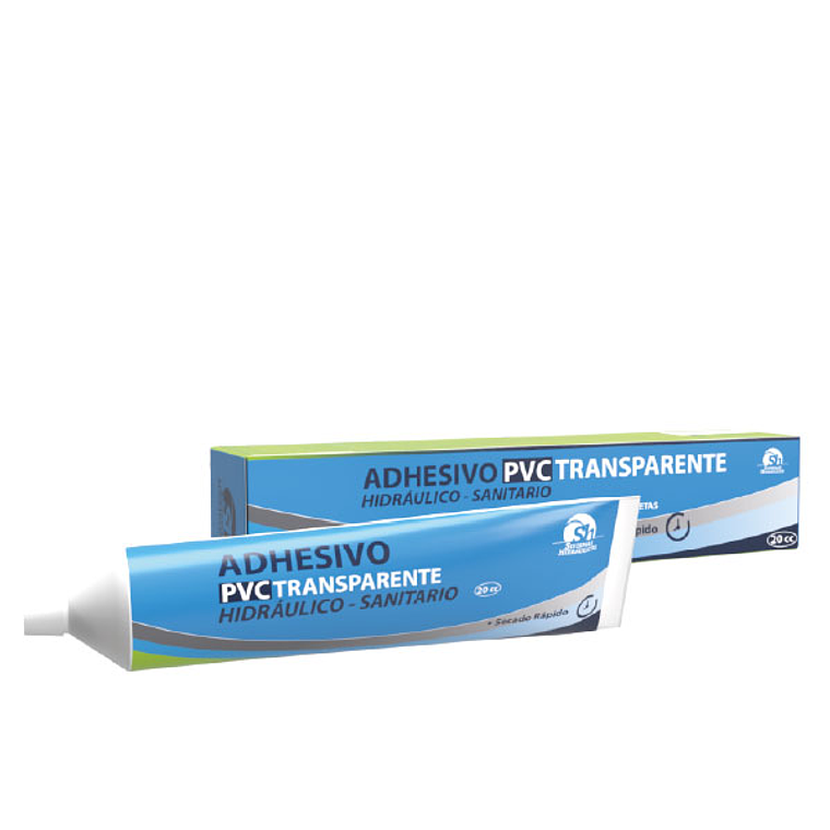 ADHESIVO PVC/SECADO RÁPIDO/TRANSPARENTE – Pomo 20cc 1