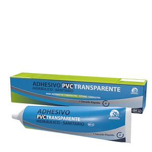 ADHESIVO PVC/SECADO RÁPIDO/TRANSPARENTE – Pomo 60cc