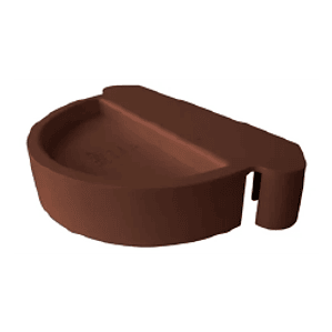 TAPA CANALETA UNIVERSAL MARRÓN