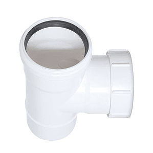 TEE REGISTRO SANITARIO BLANCO – 110mm
