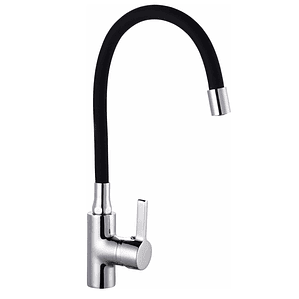 MonoMando LavaPlato Cuello Flexibl.Negro