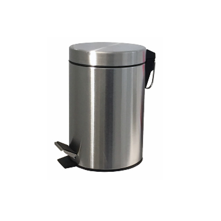 Basurero Pedal Acero Inoxidable 5 lt 1