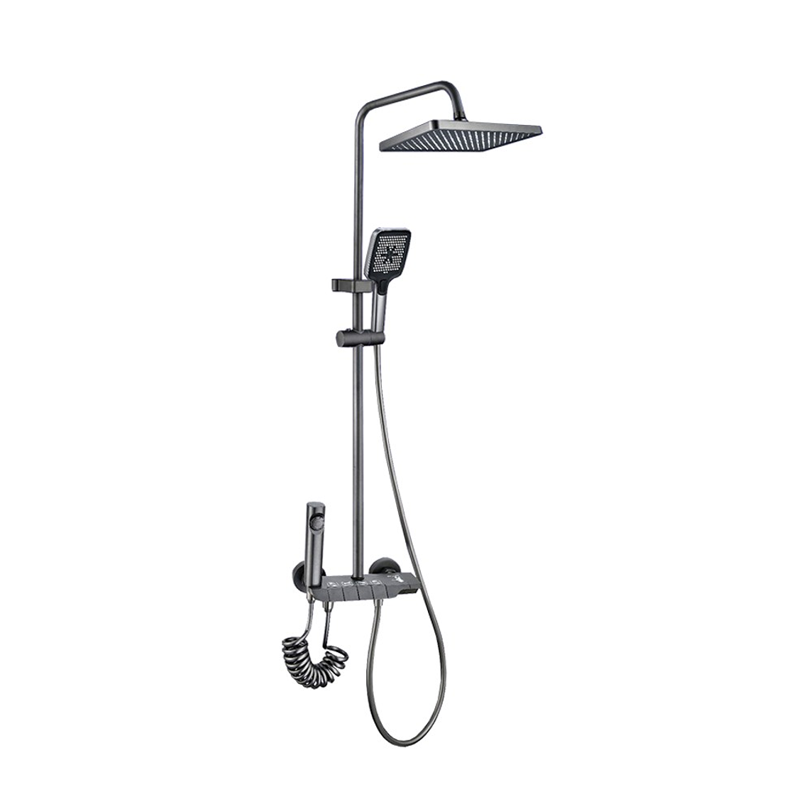 Columna Ducha con Teclado - Gun Metal 1