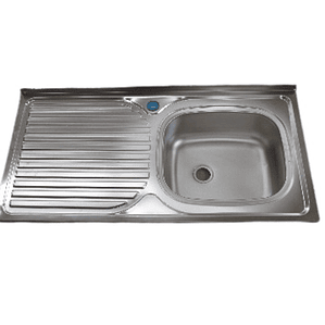 Lavaplatos.100x50 304 Sobrep p/Comb SecIzq