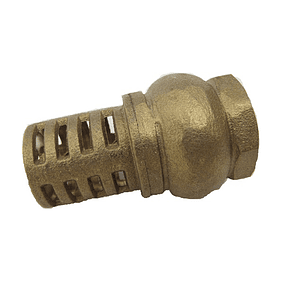 Válvula Fondo-Pie Rejilla Metálica 3/4