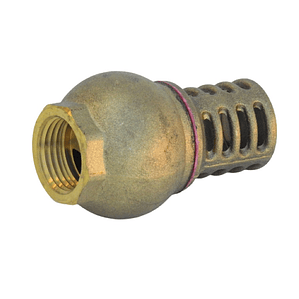 Válvula Fondo-Pie Rejilla Metálica 1/2