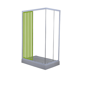 Repuesto Vidrio Fijo Grande Shower 120
