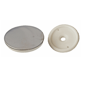 Tapa Plástica Cromada p/Hoyo Lavaplato