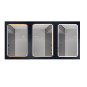 Espejo 70x100 cm, 3 Luces Led distintas