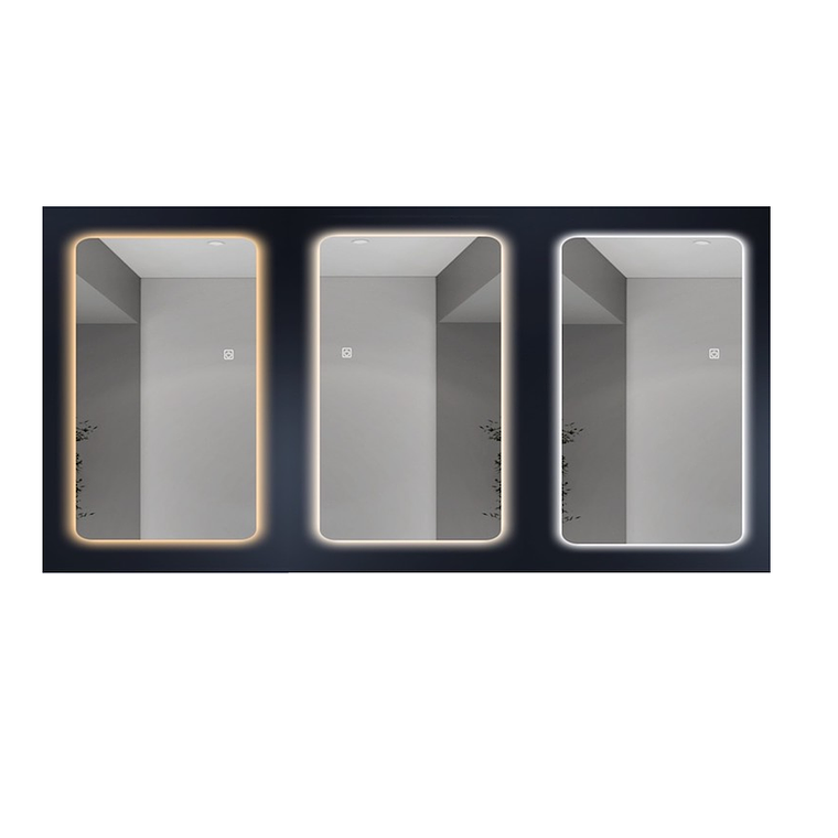 Espejo 70x100 cm, 3 Luces Led distintas 1