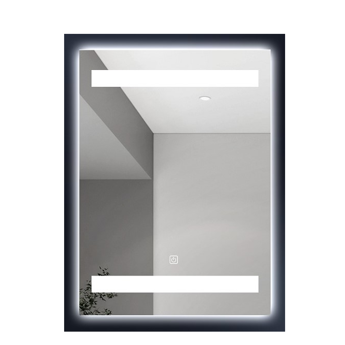 Espejo 45x60 Rectang. c/luz Led Arr-Abaj 1