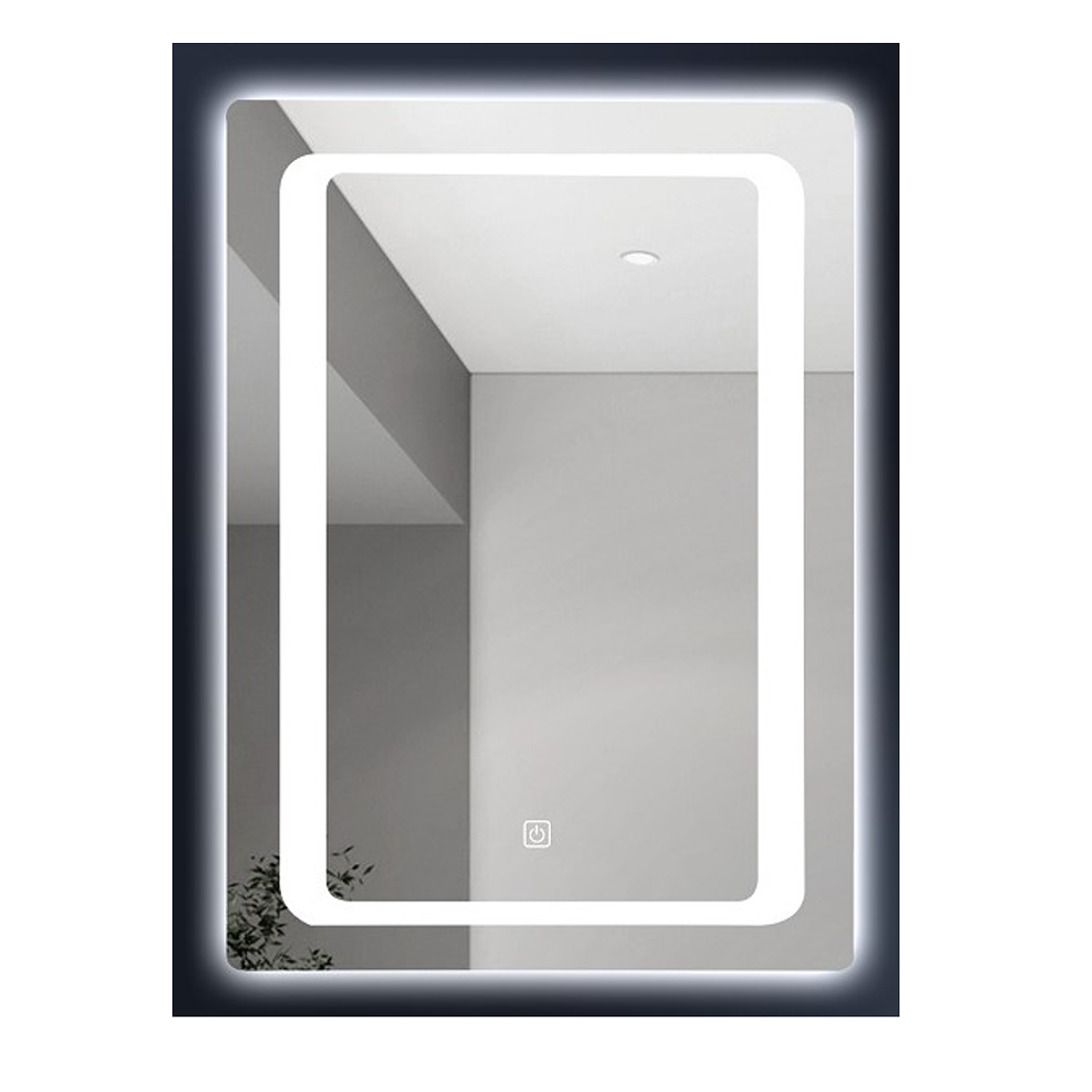 Espejo 70x50 Rectang. c/luz Led Contorno 1