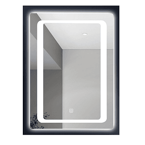 Espejo 70x50 Rectang. c/luz Led Contorno