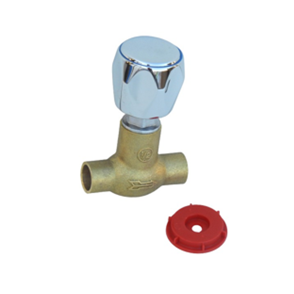 Llave Paso So Superior Cromado 1/2