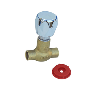 Llave Paso So Superior Cromado 1/2