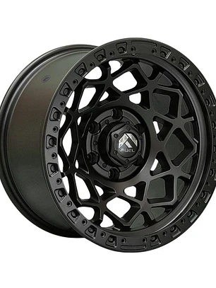 LLANTAS 17X9.0 6X139.7 FUEL ET-12 NEGRA MATE ( SET 4 UN )