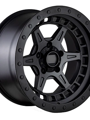 17x9.0 6x139.7 -12 Black Rhino Negra mate (SET 4 UN)