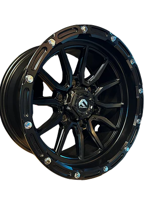 Llantas 16x8.5 6x139.7 Fuel ET0 | Negro Mate ( SET 4 UN )