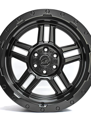 Llantas 17x9 6x114.3 ET = -10 BlackRhino Negro Mate