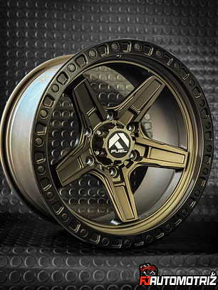 Llantas 17x9 6X139.7  ET = 0 Fuel  ( SET 4 UN)