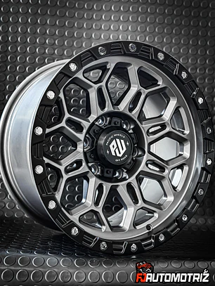 LLANTAS 17x9 6x139.7 ET 0  PW FOX  ( SET 4 UN )