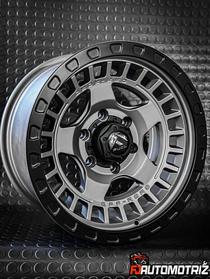 LLANTAS 17X9 6X139.7 FUEL ET0 GRIS/OFFROAD (4 Llantas )