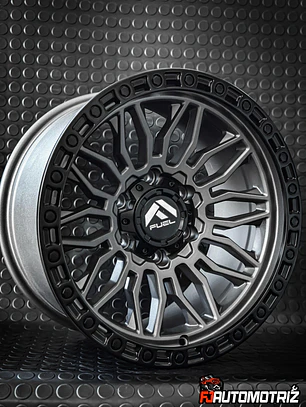 LLANTAS 17x9.0 6x139.7  ET 0 Fuel Gris mate 