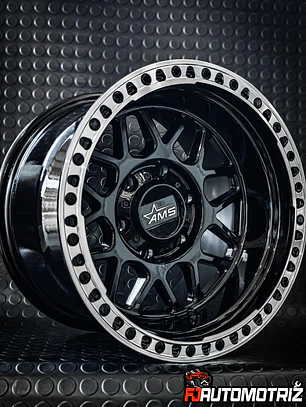 Llantas 16x10 6x139.7 -25 AMS  ( SET 4 UN)