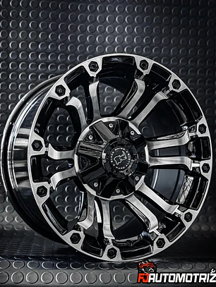  LLANTAS 16X8 6X139.7  ET 0 BLACKRHINO ( 4 LLANTAS )