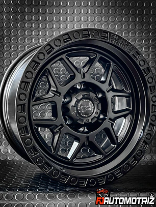 Llantas 17x9 6x114.3 et 0 Blackrhino negro mate ( SET 4 UN )