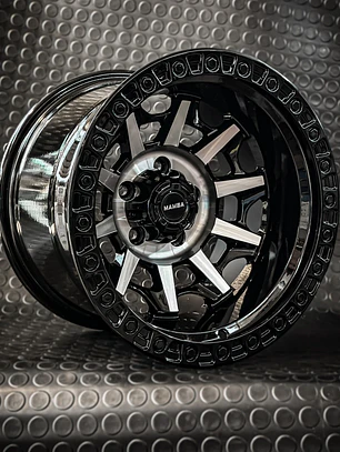 Llantas 15x10 5x114.3 ET-44 Negro Gloss (Set 4 un) 