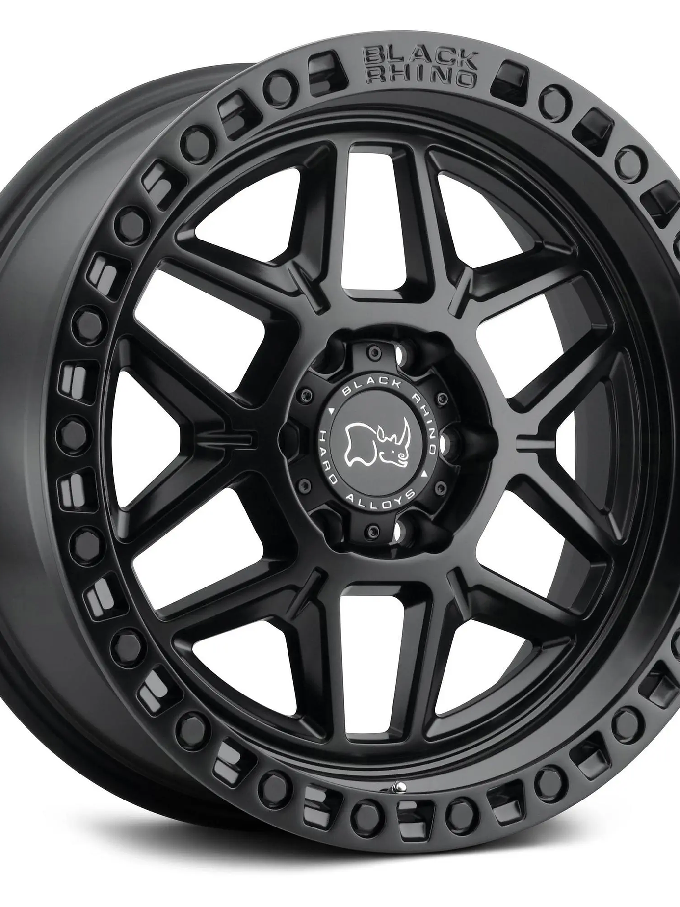 4 Llantas 17x9 6X139.7 ET -10 BLACKRHINO   3