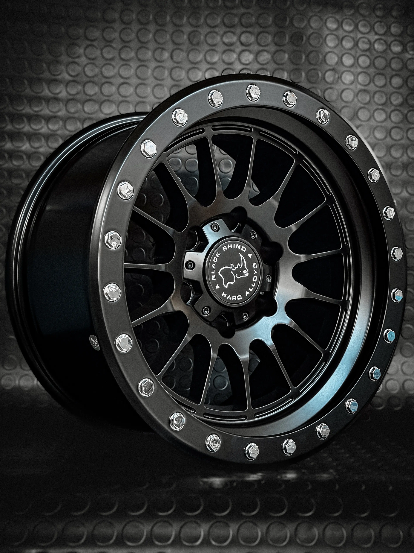 4 Llantas 17x9 6x139.7 ET -25 Black Rhino negro mate  4