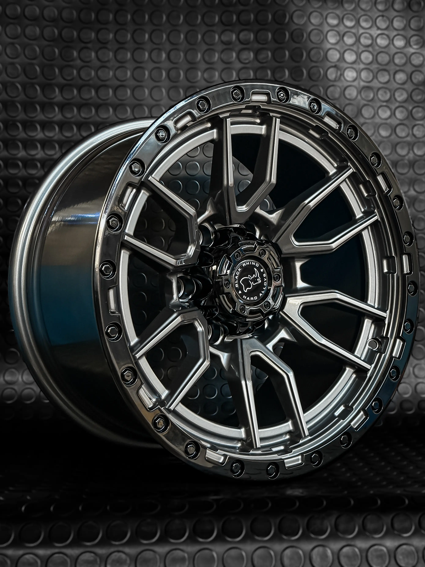 4 Llantas 17x9 6x139.7 Et -12 Blackrhino Gris Gloss 3