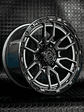 4 Llantas 17x9 6x139.7 Et -12 Blackrhino Gris Gloss - Miniatura 3