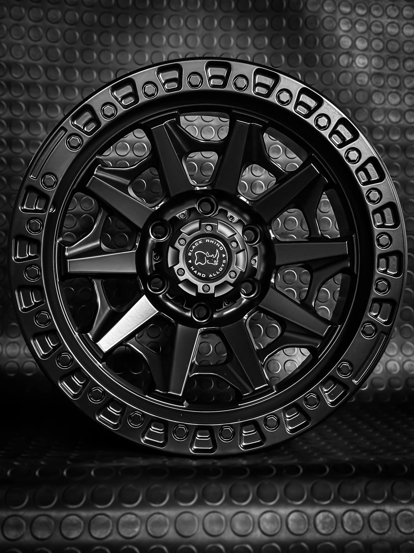 4 Llantas 17x9 6x139.7 Et -12 Blackrhino negro mate 2