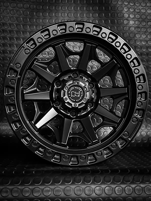 Llantas 17x9 6x139.7 Et -12 Blackrhino negro mate ( 4 LLANTAS )