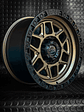 4 Llantas 16x8 6x139.7 ET 0 Blackrhino Bronce  - Miniatura 3