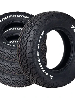 PACK 4 NEUMATICOS 285/70R17 121/118R TOURADOR X FORCE AT II 10 PR