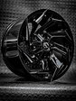 Llantas 17x9 5x120 ET -12 Fuel Negro Gloss  - Miniatura 3