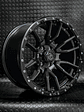 4 Llantas 17x9 5x120 BlackRinho ET 0 Negro Mate - Miniatura 4