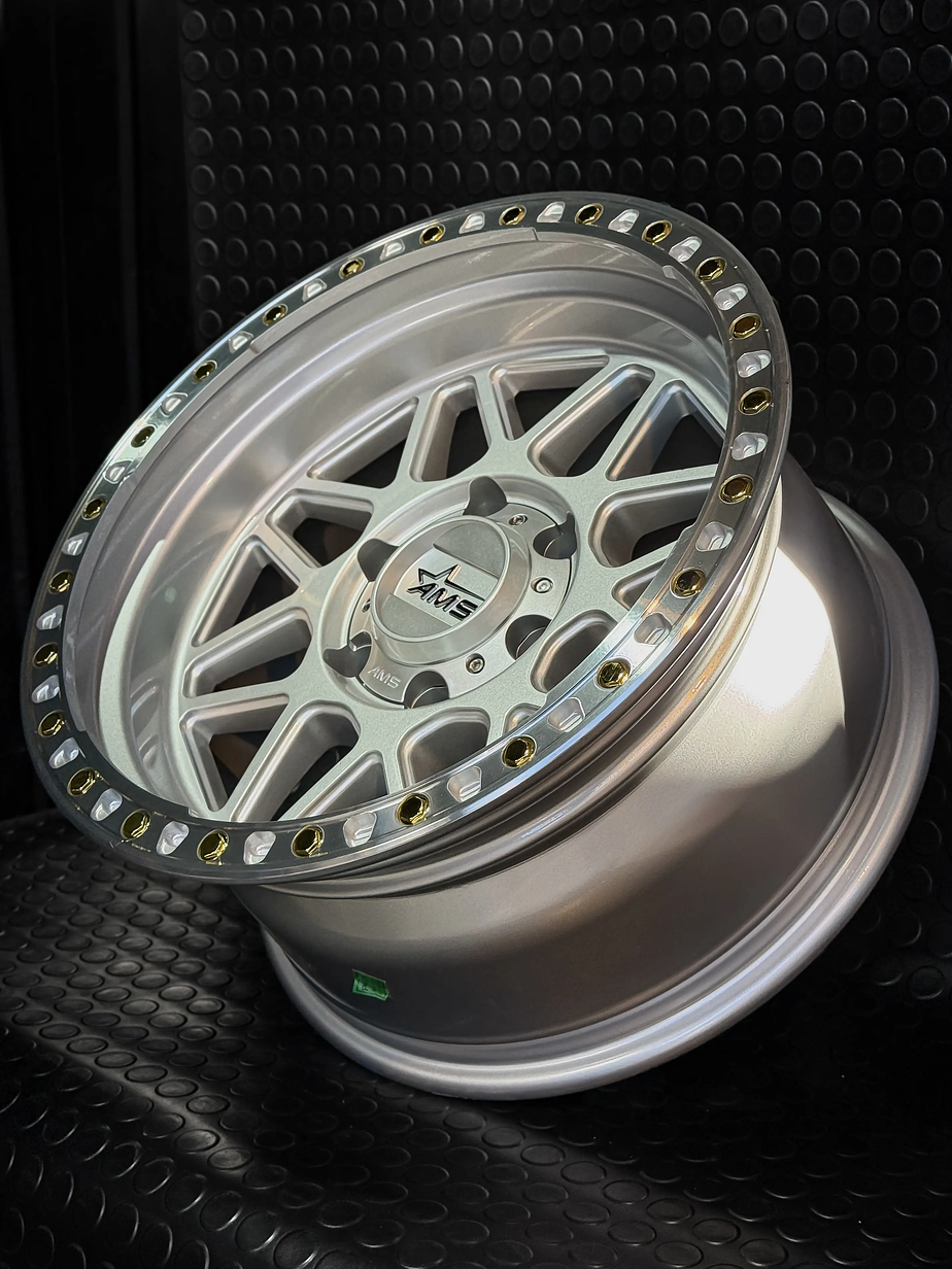 4 Llantas 17x9 6x139.7 ET-15 AMS cromadas  2