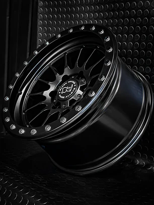 Llantas 17x9 6x139.7 ET -25 Black Rhino negro mate (4 llantas )