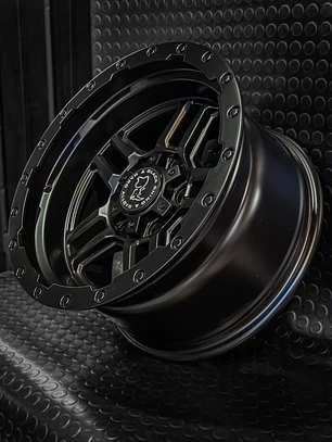 llantas 17x9 6x139.7 et -10 blackrhino negro mate ( 4 llantas )