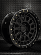4 Llantas 17x9 6x139.7 ET -12  Black Rhino negro mate estilo beadlock - Miniatura 4