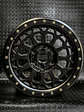 4 Llantas 17x9 6x139.7 ET -12  Black Rhino negro mate estilo beadlock - Miniatura 3